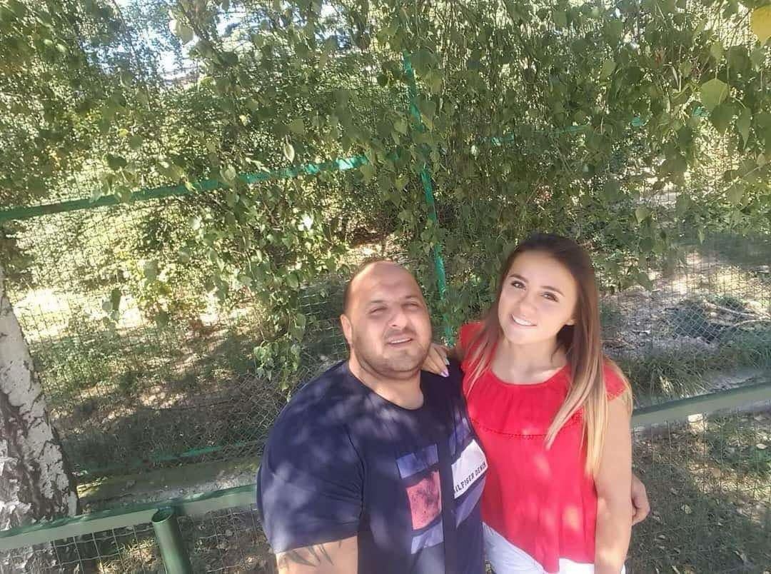 Божидара с баща си