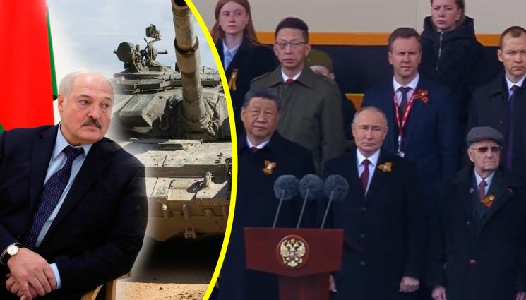 Лукашенко Путин - ЛЪСНА НА 9 МАЙ В МОСКВА: Последният син на Лукашенко - следващият диктатор? (СНИМКИ)