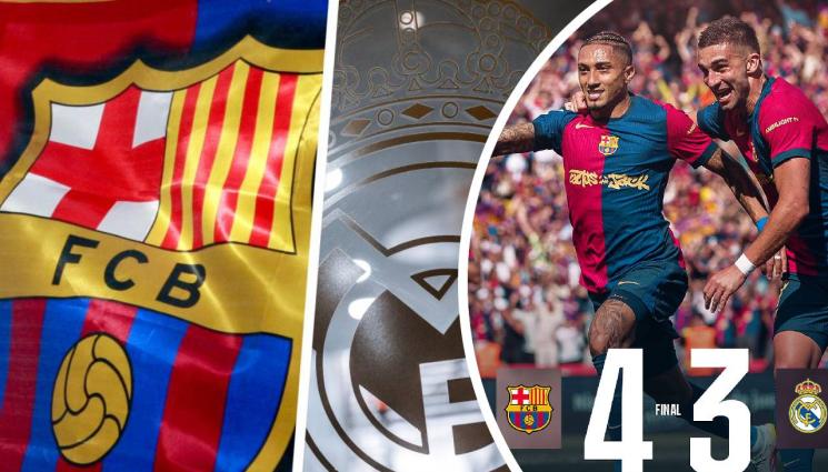 Барселона Реал Мадрид - Барса доуби Реал в 4-тото Ел Класико