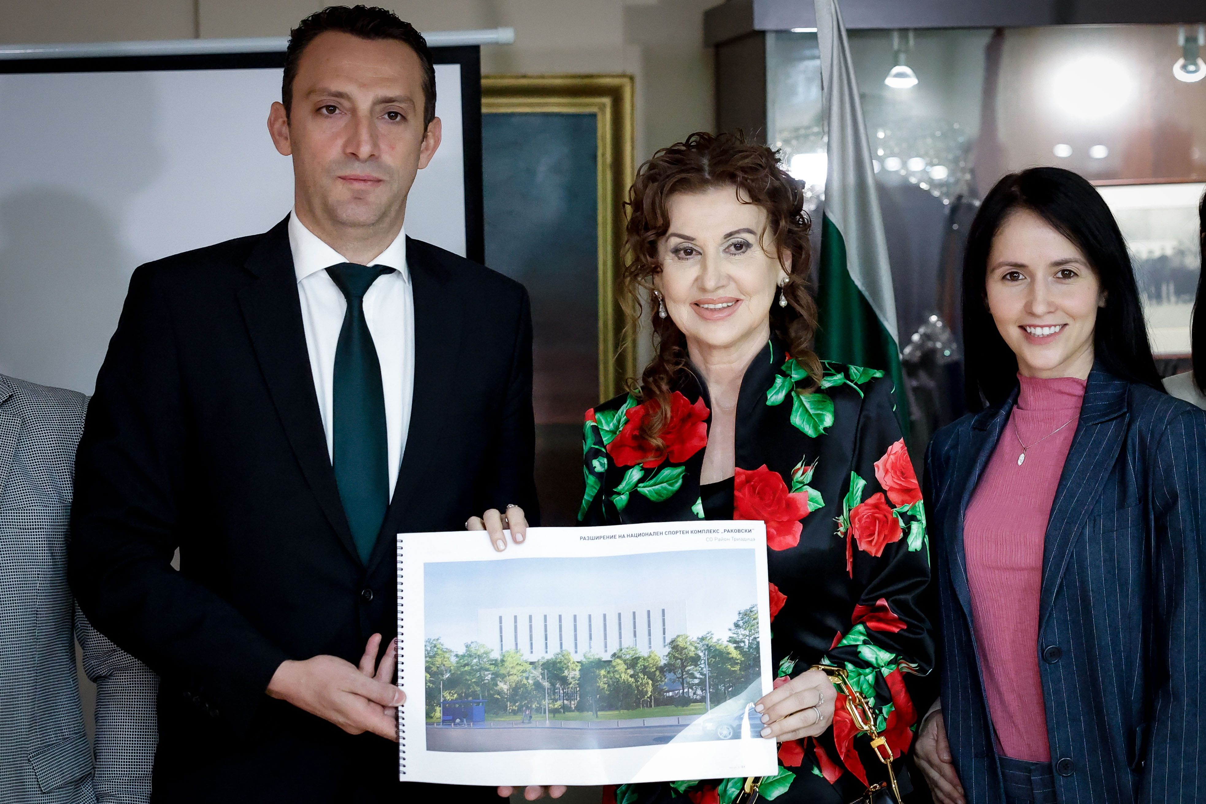 Представяне на проект за нова зала за художествена гимнастика