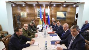 Русия и Украйна на мирните преговори в Беларус