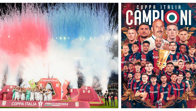 Болоня купа на Италия - Едно на мъка над Милан във Вечния град донесе първа купа за века на Болоня