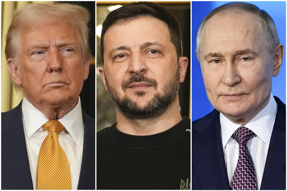 Тръмп, Путин и Зеленски