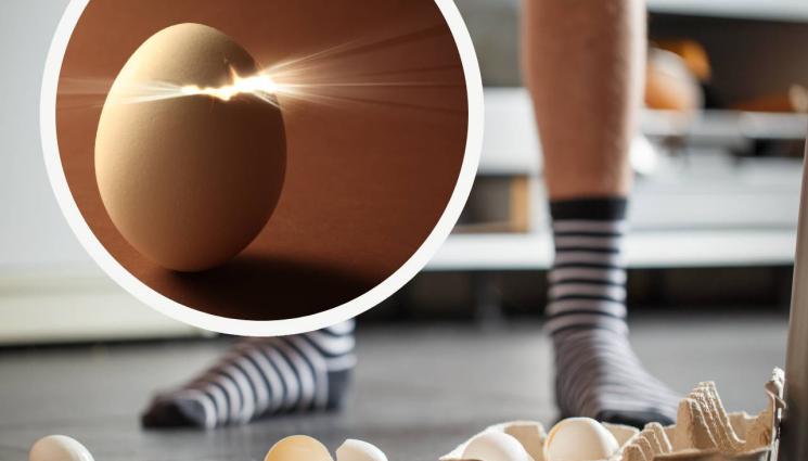 яйце - Яйцето по-здраво, ако падне странично