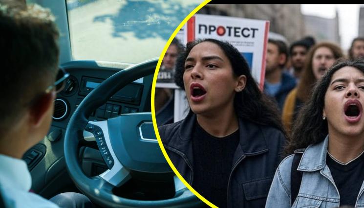 протест автобус - ЩЕ ПЛАМНЕ ЛИ СТРАНАТА: И Варна скочи за повече пари в градския транспорт!