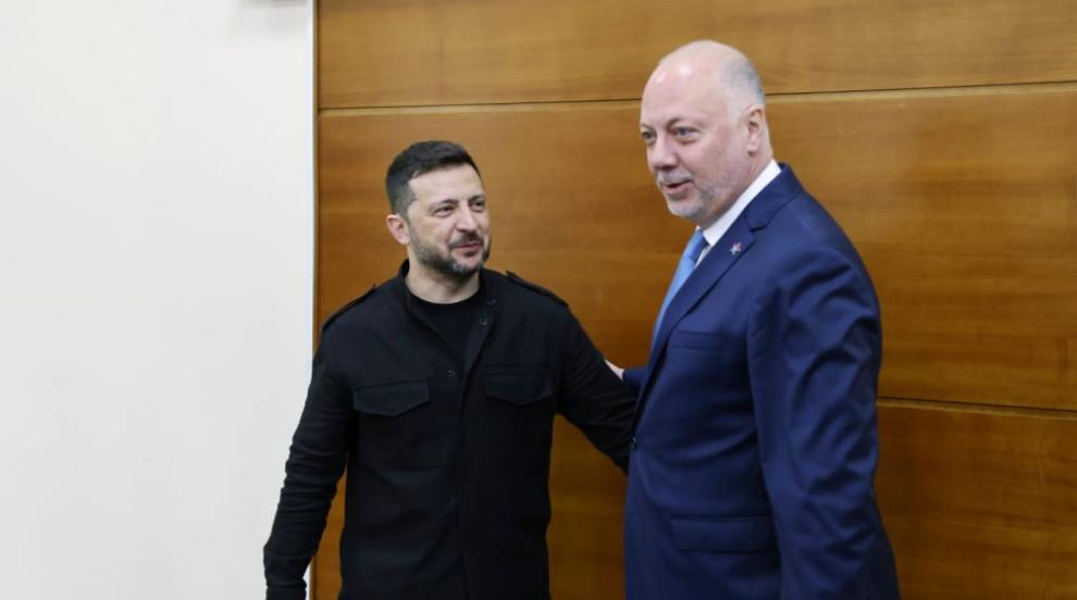 Какво си казаха Росен Желязков и Володимир Зеленски?