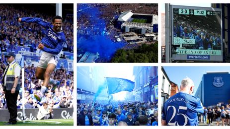 Евертън последен мач на Гудисън Парк