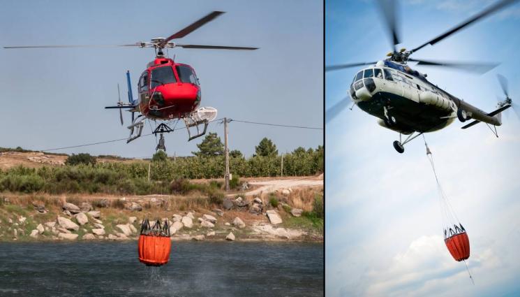 хеликоптер пожар - ПРЕДИ СЕЗОНА НА ПОЖАРИТЕ: Поставят шест водни резервоара за гасене с хеликоптер