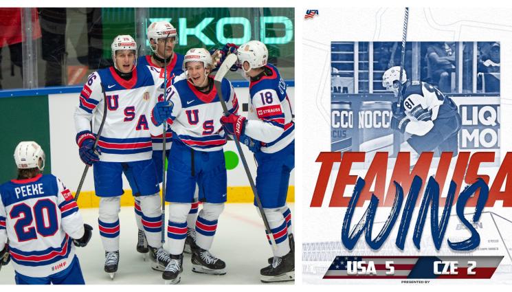 САЩ Чехия световно по хокей - Американски пай на световното по хокей