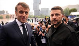<p>Ключов разговор между Зеленски и Макрон, какво обсъдиха</p>