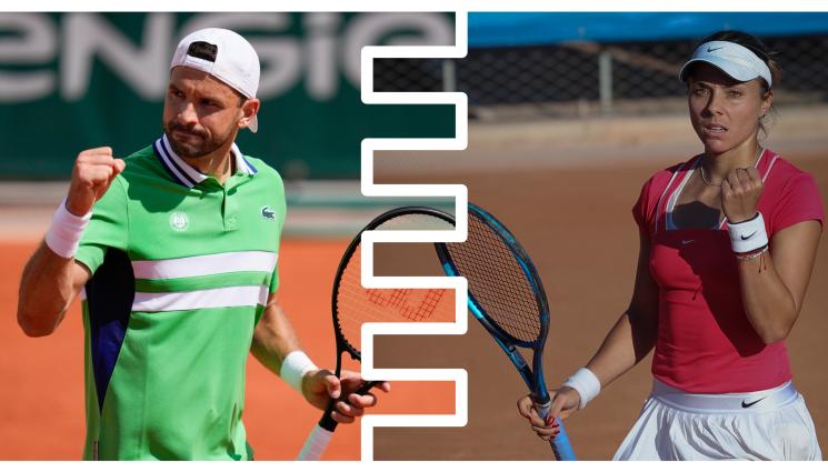 Григор Димитров Виктория Томова - Бон шанс за първите ни ракети на „Ролан Гарос”