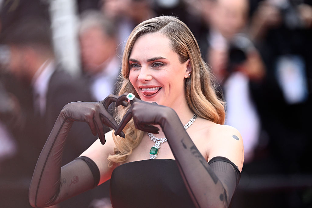 Британската актриса Кара Делевин