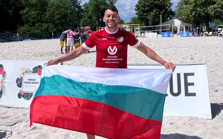 Българин с нов успех в европейския плажен футбол