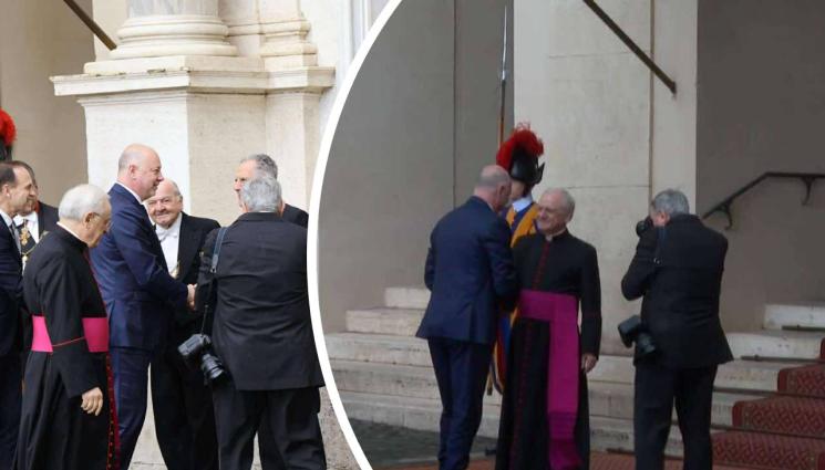 желязков папа - ЗА 24 МАЙ ВЪВ ВАТИКАНА: Даряваме папата с омофор