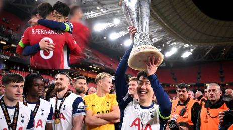 Сон Тотнъм Лига Европа Финал медали