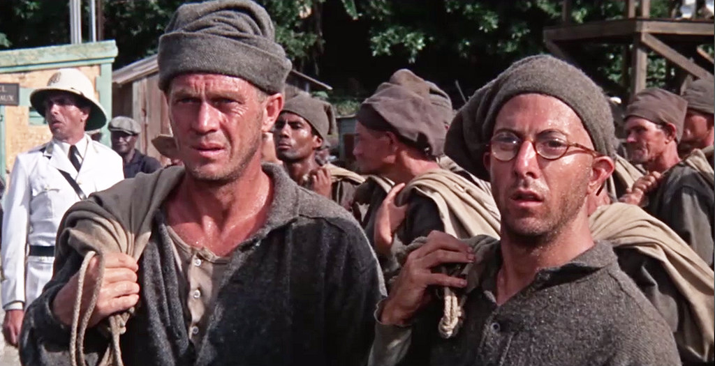 Стив Макуин и Дъстин Хофман