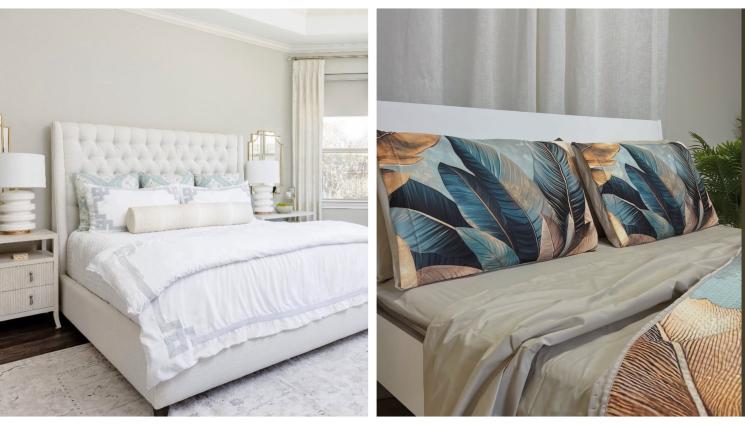 чаршафи - Сатен и бамбук ни прегръщат през лятото