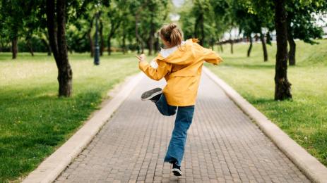 щастлив човек щастие парк