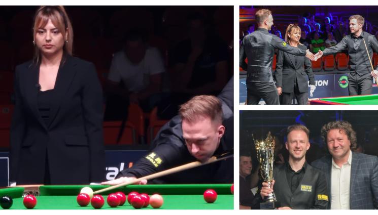 Джъд Тръмп Джак Лисовски снукър Колодрума - Д. Тръмп ликува на сукното в „Колодрума”