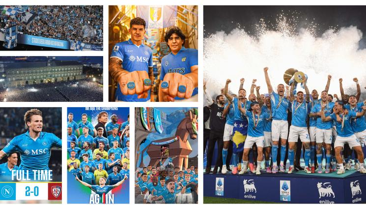 Наполи титла в Италия - Лудница в Неапол, 4-то скудето за Наполи!