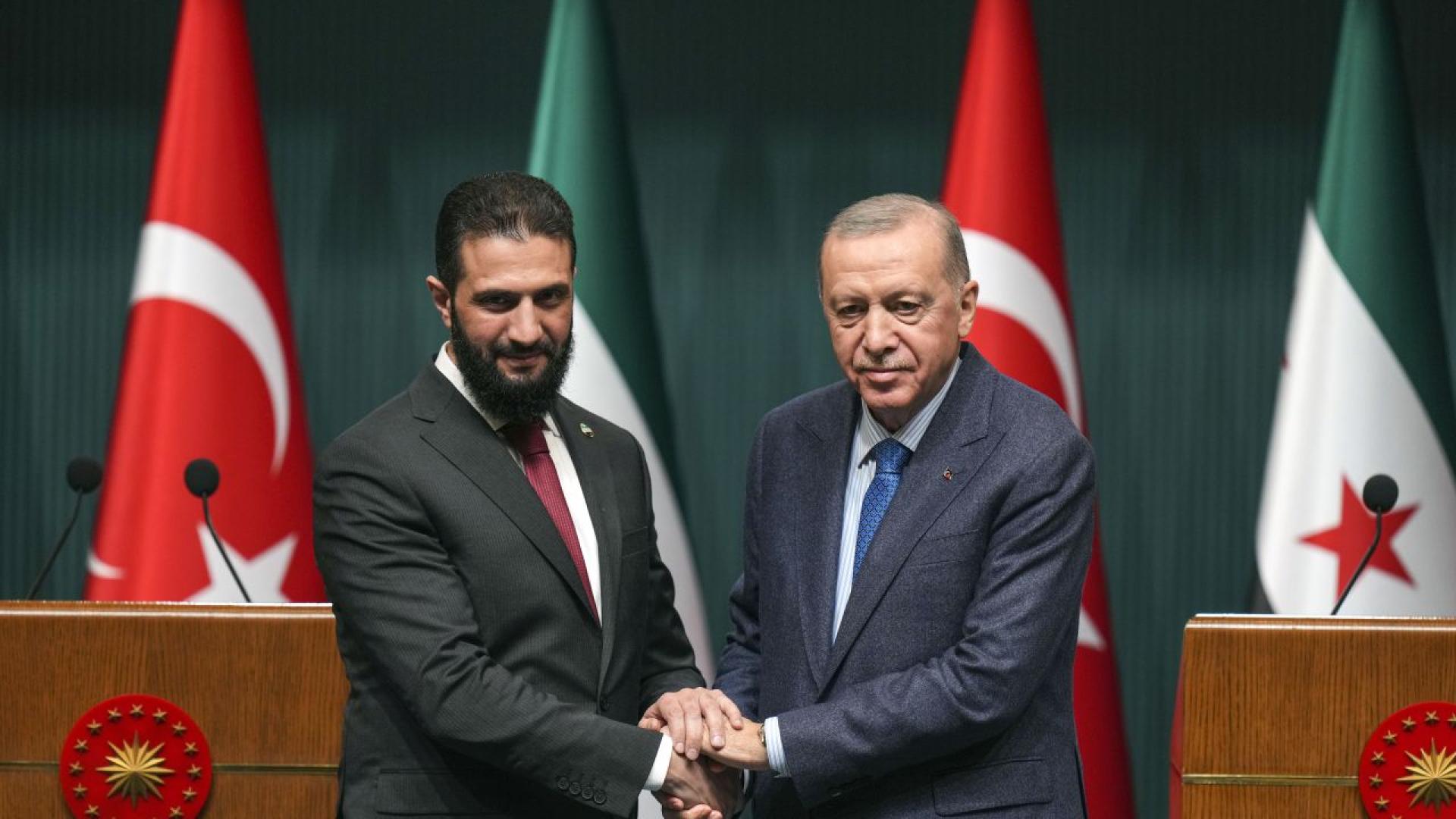 Турският президент Реджеп Тайип Ердоган се срещна със сирийския президент