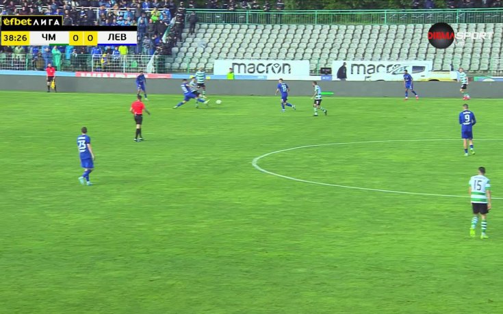 Черно море - Левски 0:0 /първо полувреме/