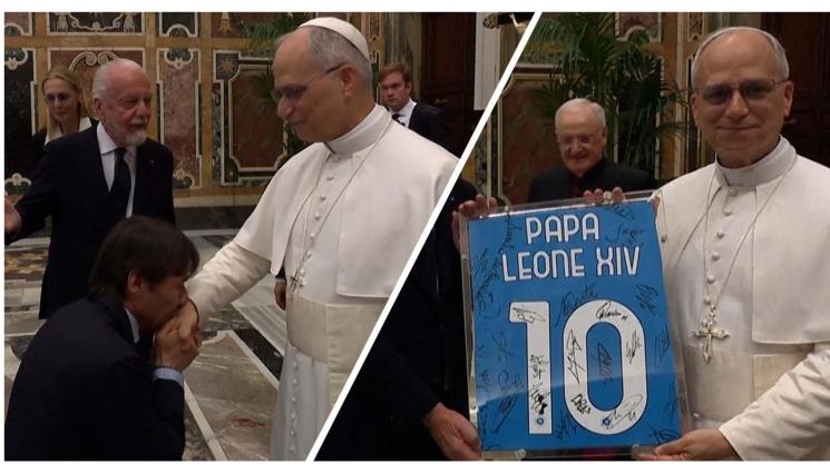 Наполи Ватикана папа - Трето полувреме във Ватикана: Наполи на шампионска аудиенция при папата