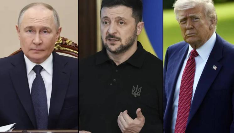 Доналд Тръмп Владимир Путин Володимир Зеленски - ВОЙНАТА ДО НАС: Зеленски и Тръмп се срещат до дни