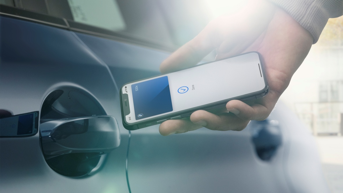 bmw digital key телефон смартфон