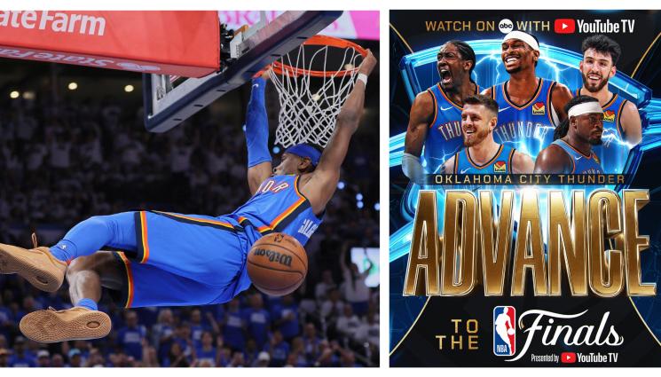 Оклахома Сити Тъндър финал НБА - Мълниеносна победа прати „гръмотевиците” на първи финал в НБА от 13 години