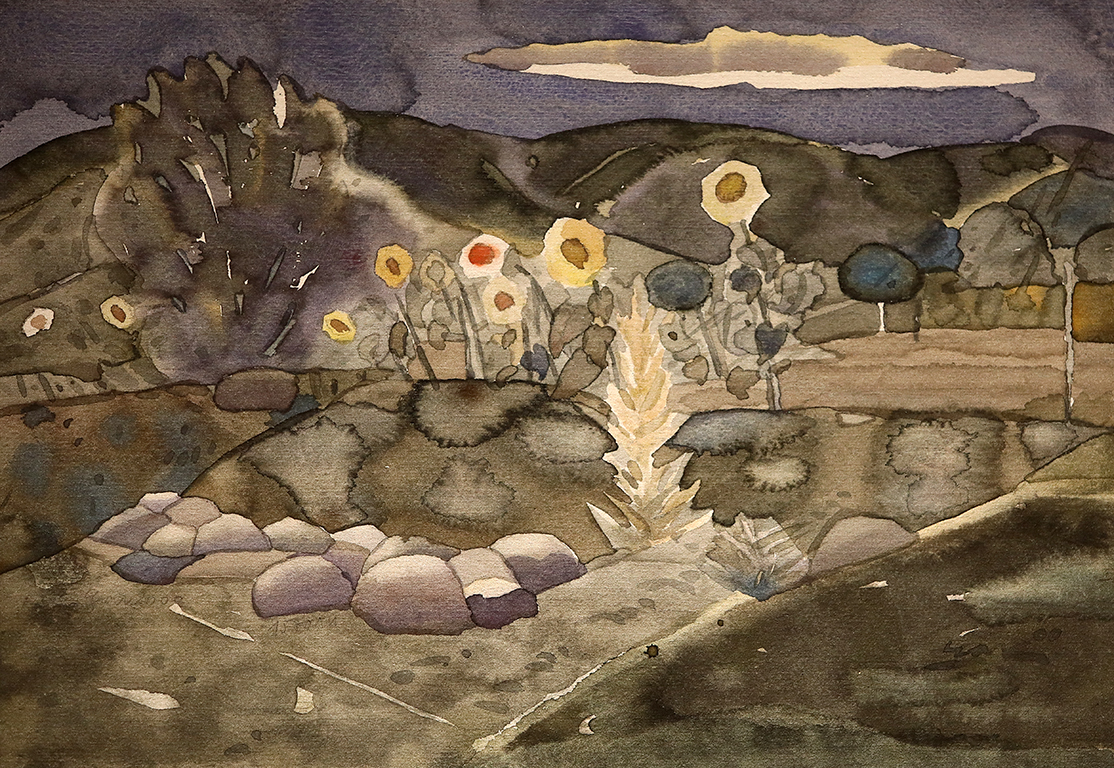 <p>Васил Чакъров - ЧАК (1934 - 2018). Нощ в градините.</p>