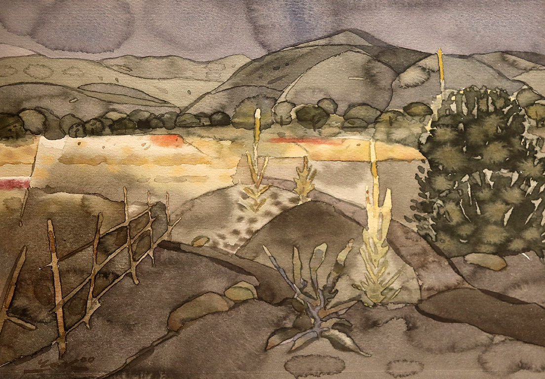 <p>Васил Чакъров - ЧАК (1934 - 2018). Нощ в градините.</p>