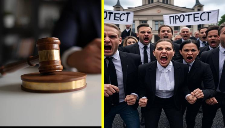 юристи протест - СЛЕД БУНТА НА ШОФЬОРИТЕ: Адвокати скачат на протест, спират правната помощ!