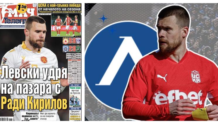 Ради Кирилов Левски - Първият трансфер в Левски почти опечен