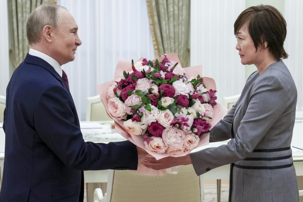 Владимир Путин и Шиндзо Абе