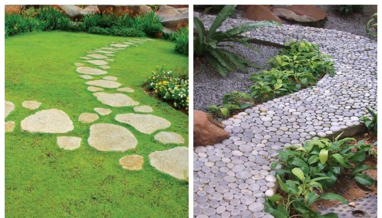 пътеки - ДОМАШЕН УЮТ: Майсторим пътеки в двора - от чакъл и мулч са бързи, лесни и бюджетни