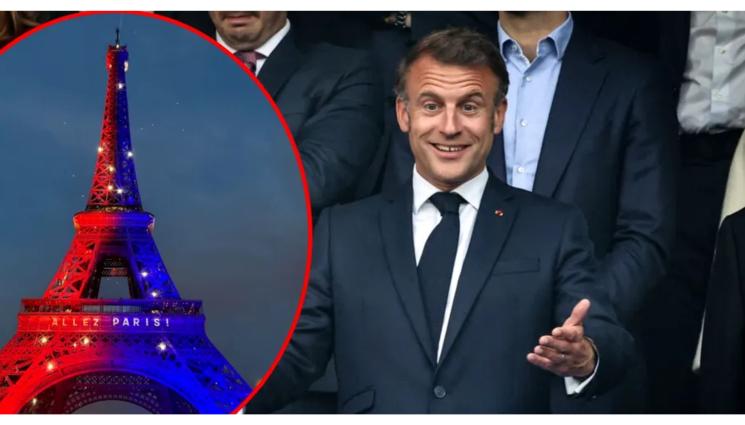 Еманюел Макрон ПСЖ - Макрон пръв поздрави ПСЖ за триумфа