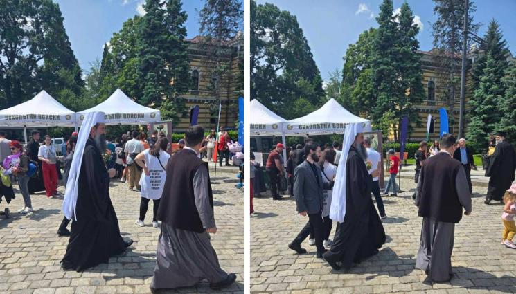 патриарха - Патриархът сред деца и полицаи!