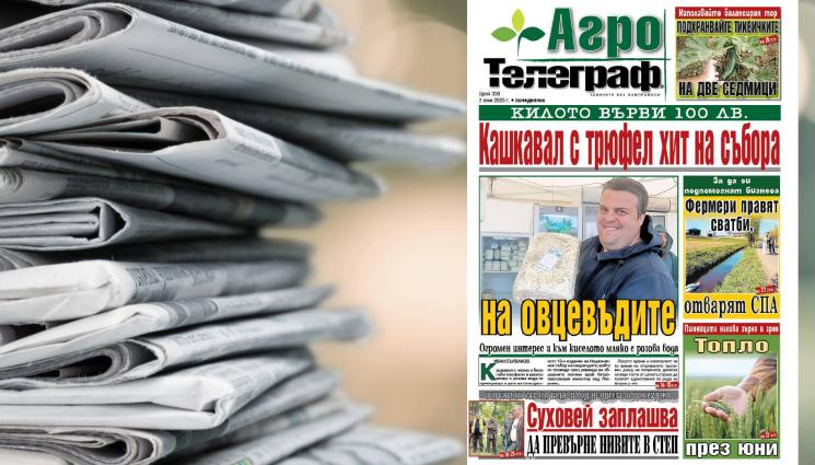 Агро Телеграф - В новия брой на безплатното приложение  на вестник 