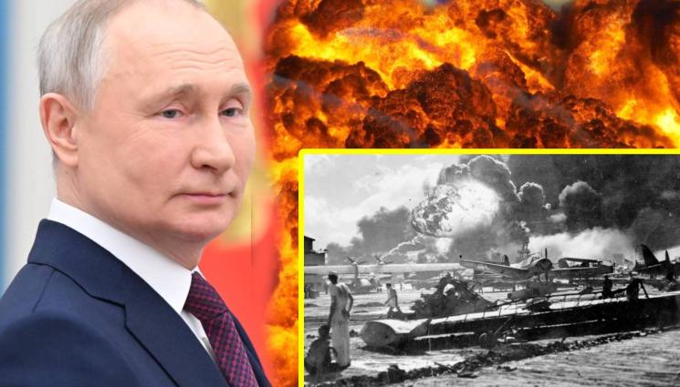 Путин взрив Пърл Харбър - СЛЕД РУСКИЯ ПЪРЛ ХАРБЪР: Местни зоват Путин да отвърне на погрома с ядрен удар! (ВИДЕО)