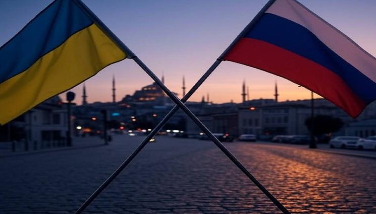 украинско и руско знаме - ОПИТ ЗА МИР: Преговори Украйна-Русия - Рунд 2 (ВИДЕО)