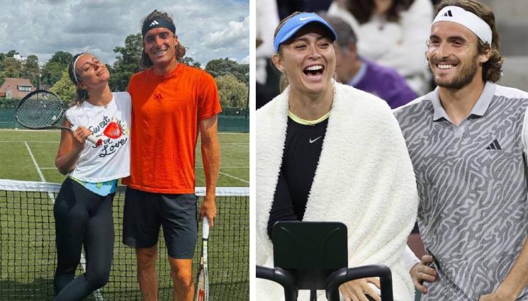 тенис - Циципас и Бадоса лекуват рани с романтика