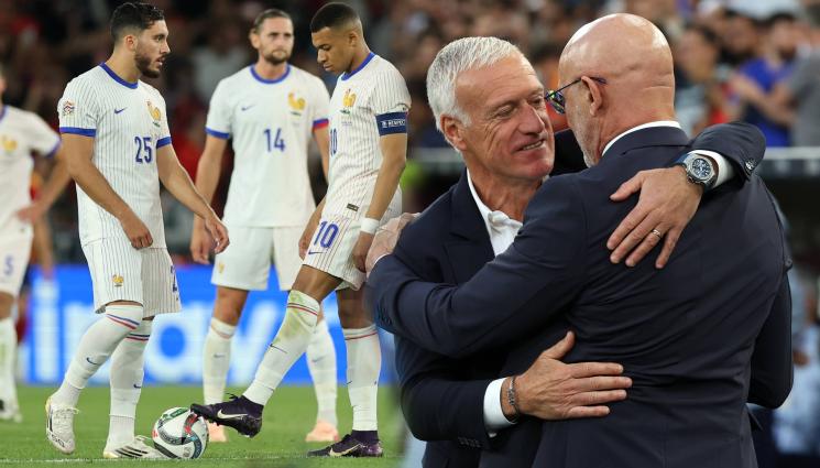 Шерки Дешан Де ла Фуенте Испания Франция - Няма ляв, няма десен: Светът видя на какво е способна новата перла на Ман Сити