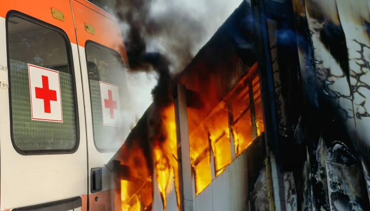 пожар блок - ОГРОМНА ТРАГЕДИЯ: Четирима загинали и 14 ранени при пожар в блок!