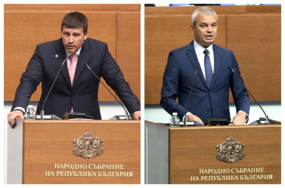 Председателите на парламентарните групи на Величие“ - Ивелин Михайлов, и