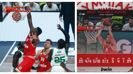 Александър Везенков Олимпиакос плейоф за титлата