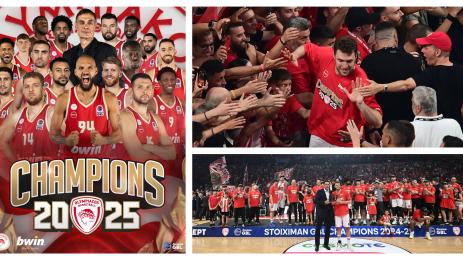 Александър Везенков Олимпиакос шампион