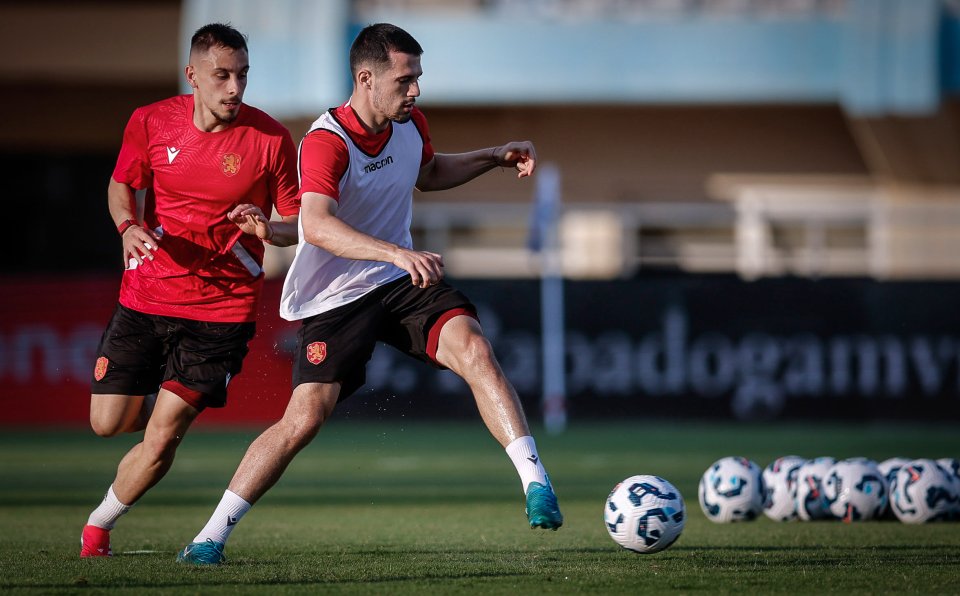 Тренировка на националния отбор по футбол1