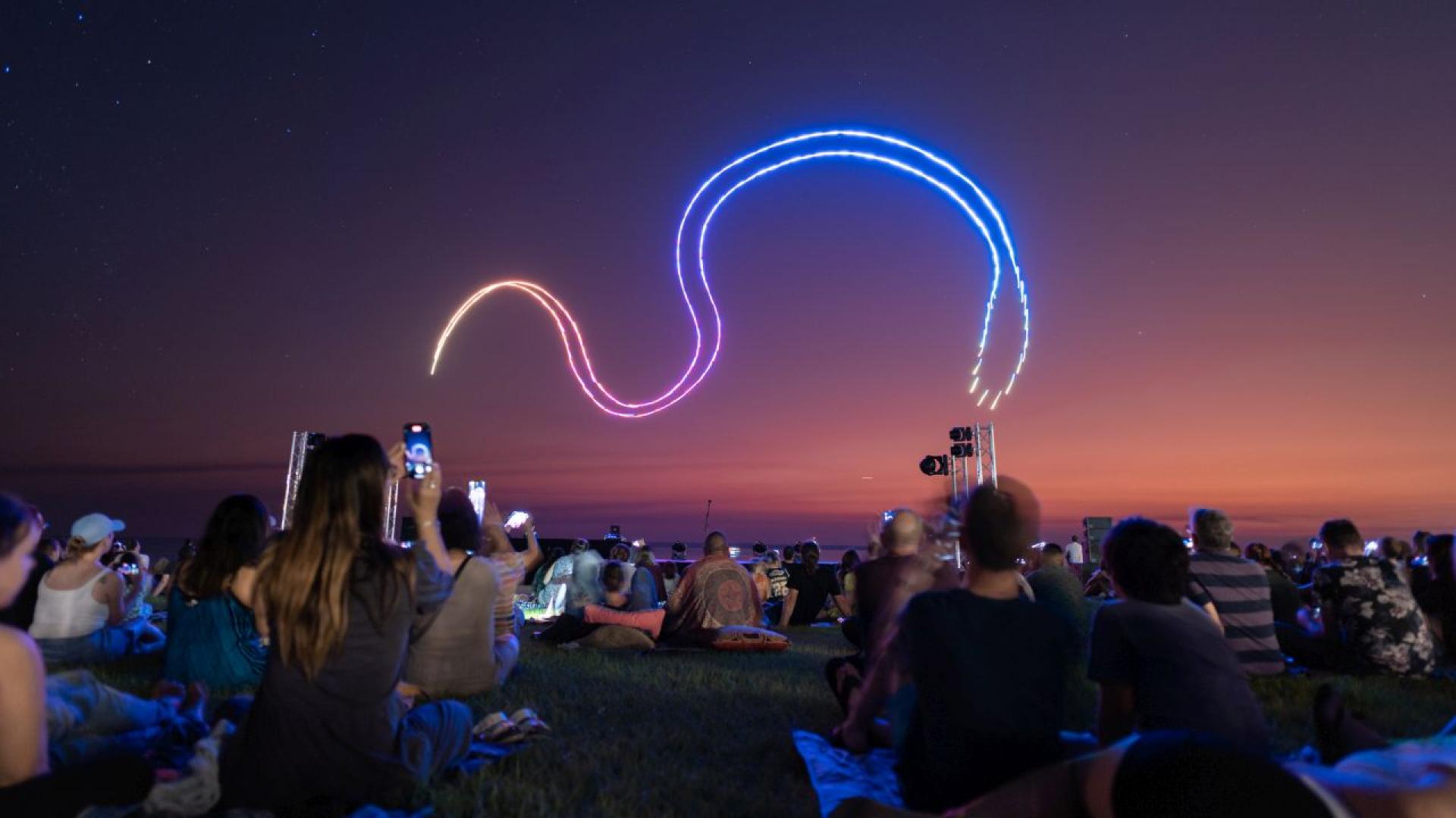 Спектаклите с дронове стават все по популярни Някога рядкост сега те