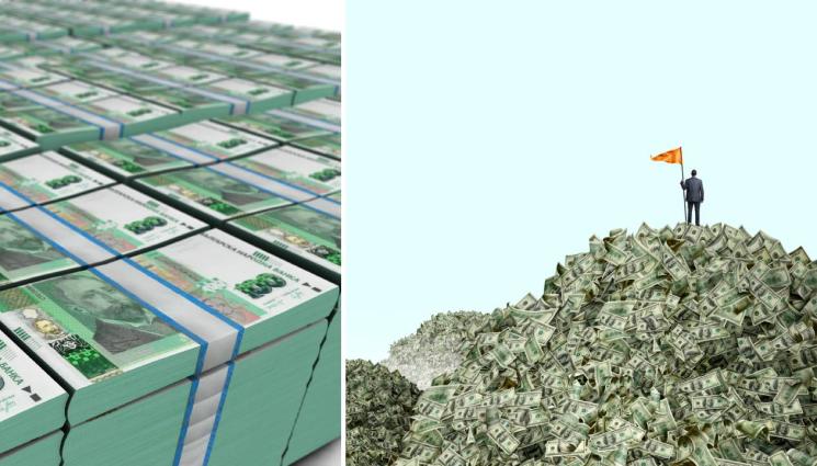 купища пари левове долари пачки - Властта със спестявания от над 74,5 млн. лв.